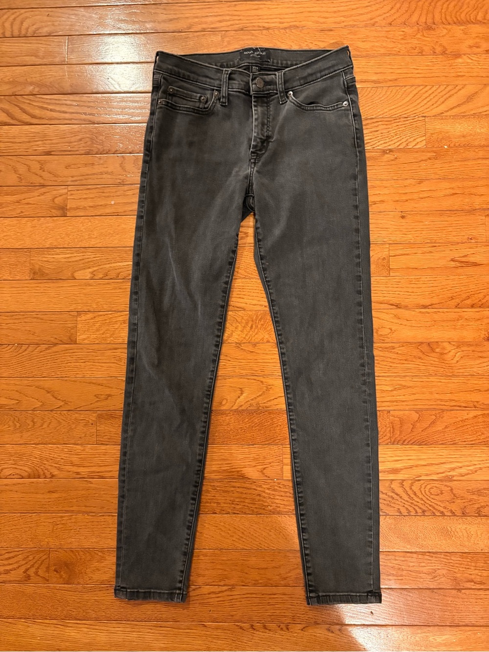 Banana Republic Faded Black Skinny Jeans